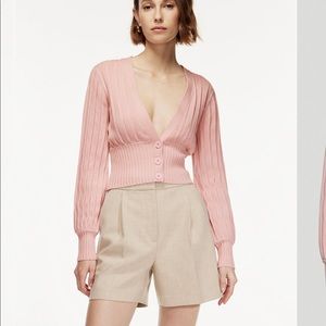 Wilfred Plunge Front Cardigan